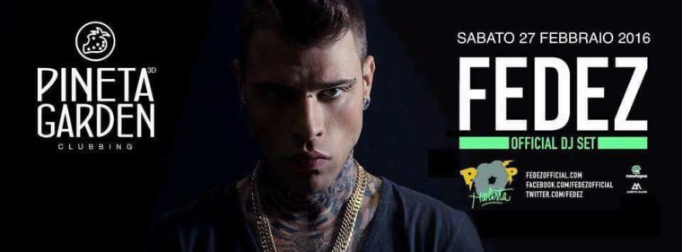 Fedez @ Pineta Garden