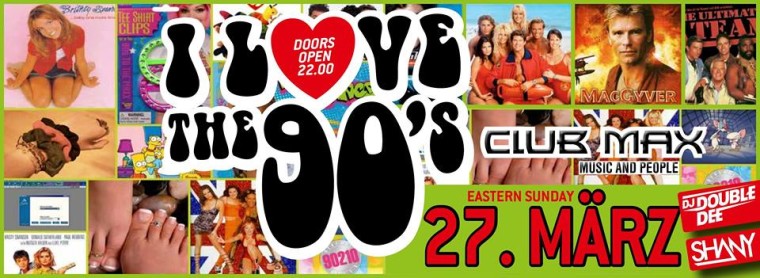 Club Max I Love 90’s
