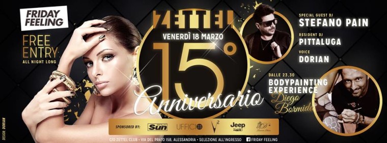 Zettel Club 15° Anniversario