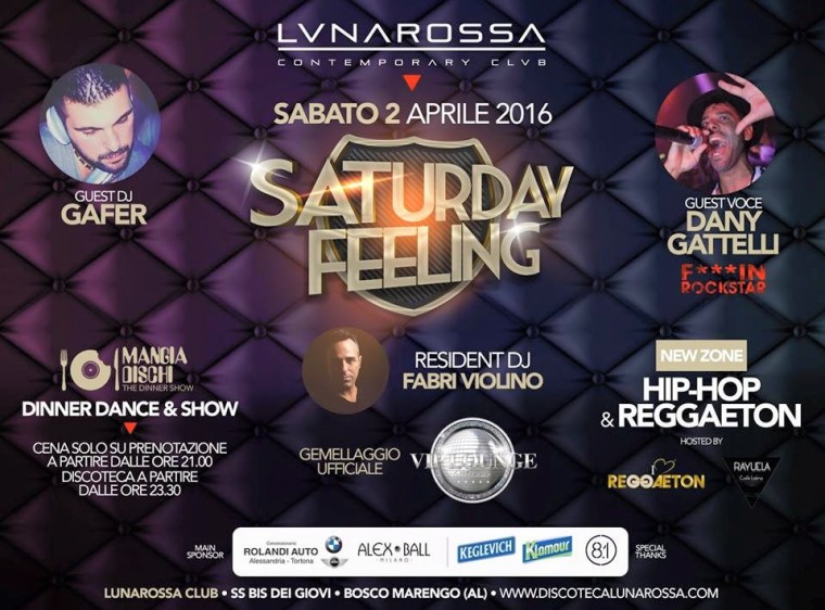 Lunarossa Club Saturday feeling