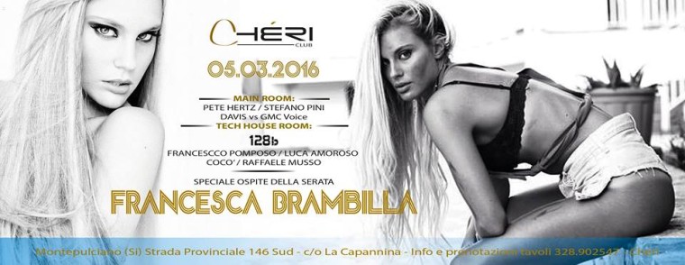 Chéri – Special Guest FRANCESCA BRAMBILLA