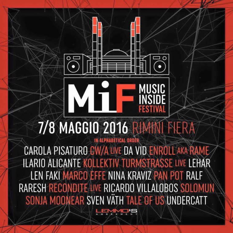 Svelata la Line-up del MIF 2016 di Rimini