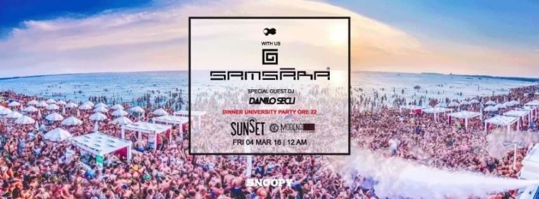Snoopy Samsara beach party