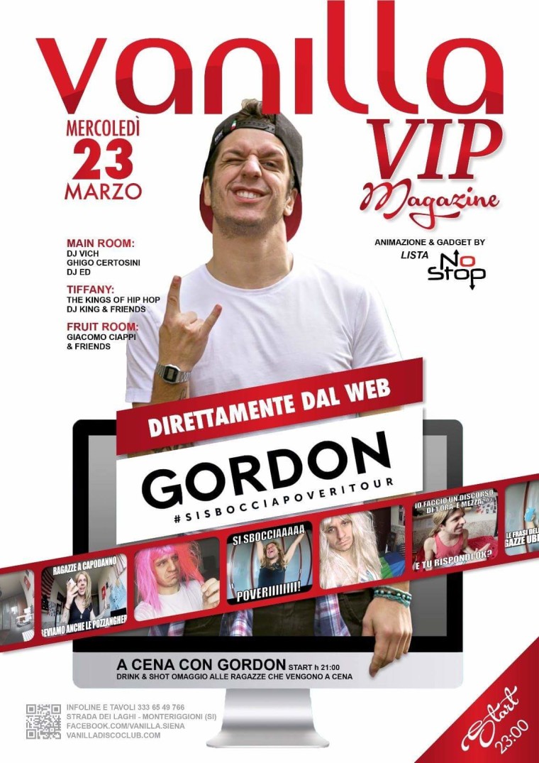Vanilla A cena con Gordon