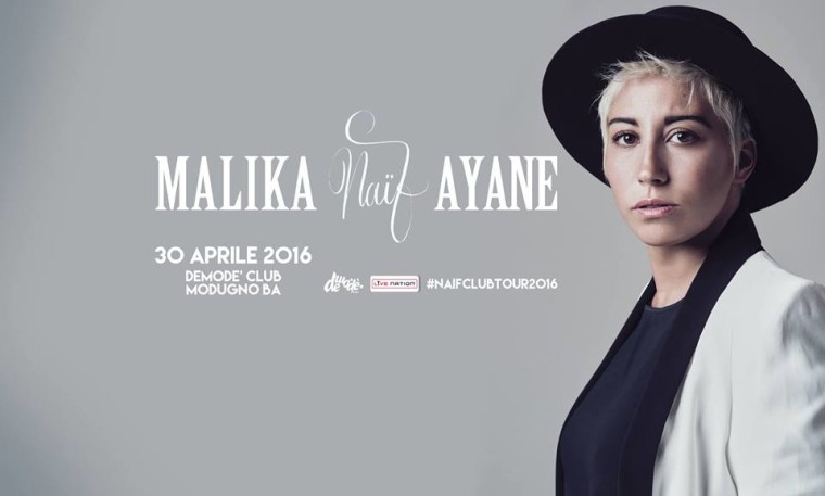 Malika Ayane #naifclubtour2016 at Demodè Club