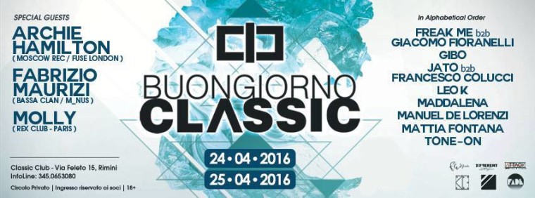 ‎BUONGIORNO CLASSIC w/Archie Hamilton – Fabrizio Maurizi – Molly
