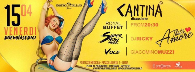 Cantina Disco Dinner Official