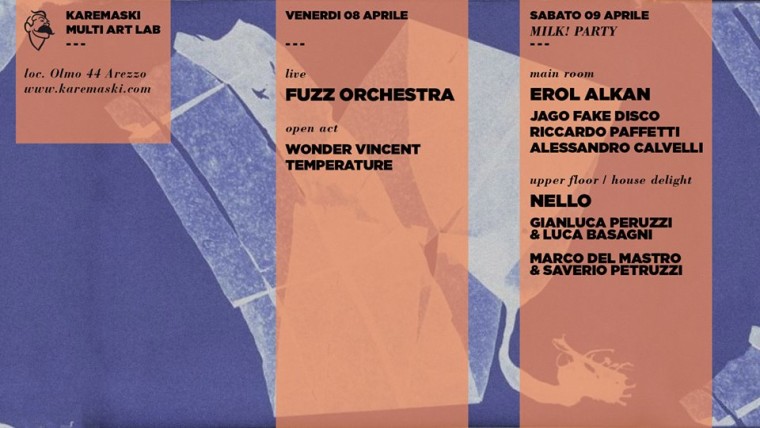 Karemaski FUZZ ORCHESTRA, WONDER VINCENT, TEMPERATURE