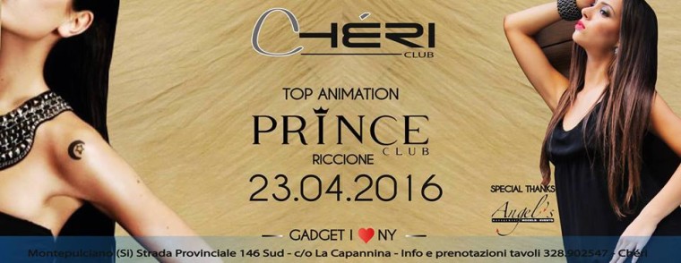Chéri – PRINCE Club Riccione Event