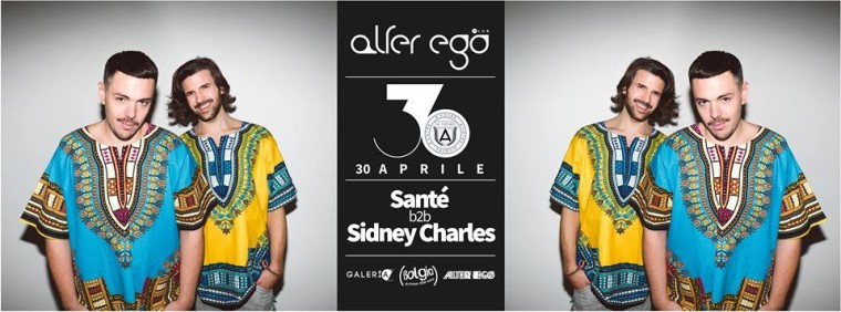 SANTE’ b2b SIDNEY CHARLES at ALTER EGO