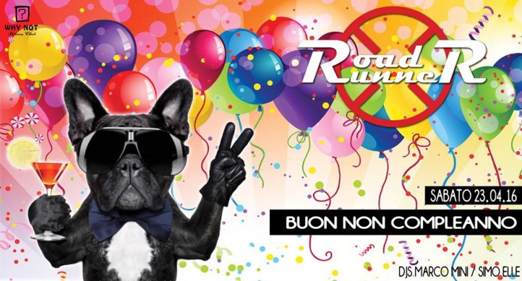 road runner biella ‎BUON NON COMPLEANNO