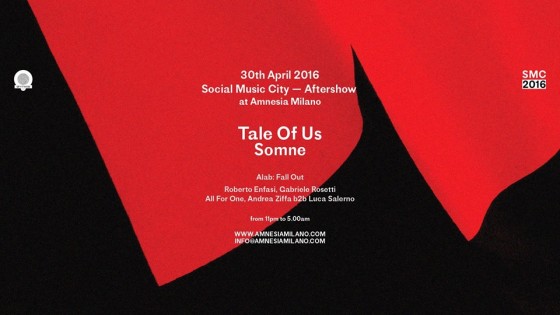 AMNESIA milano ‎Social Music City – Aftershow