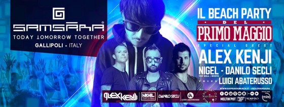 SAMSARA BEACH – GALLIPOLI • 1° Maggio • Beach Party