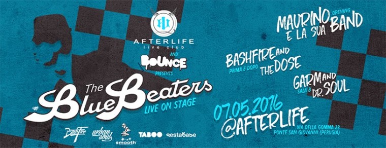 Afterlife live club‎ THE BLUEBEATERS Live + Bounce Party