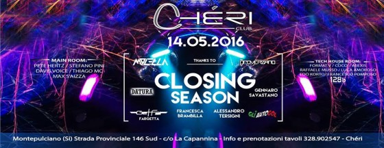 Chéri‎ CLOSING SEASON