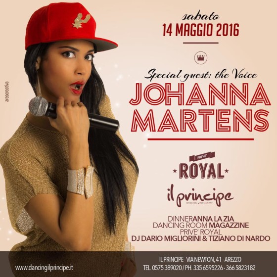 Il Principe Special Guest Voice JOHANNA MARTENS