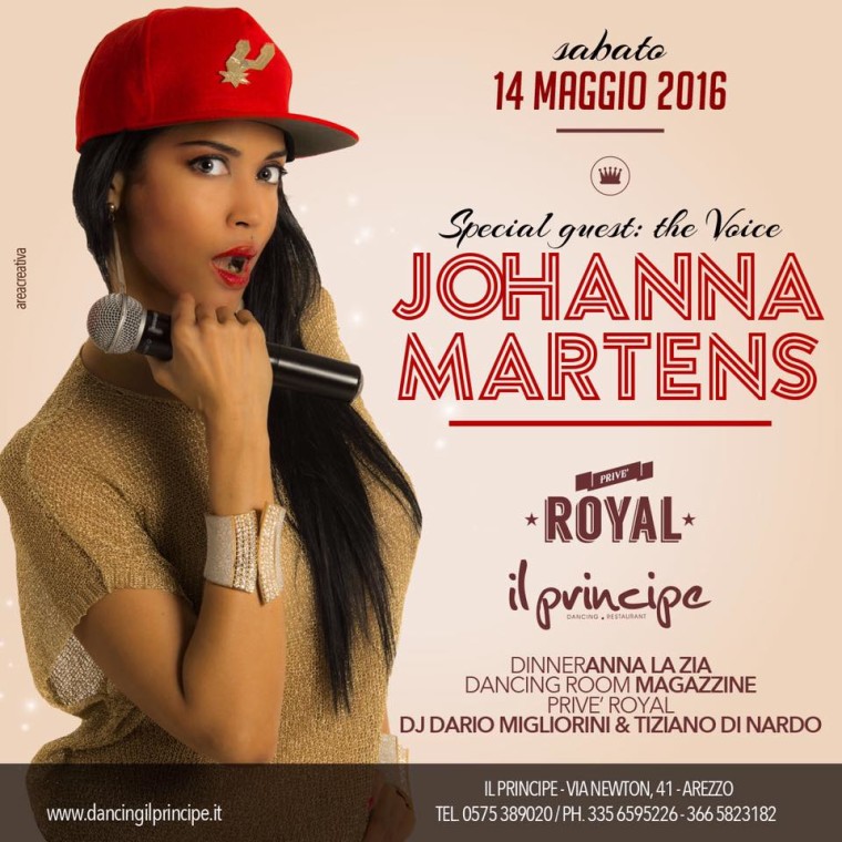 Il Principe Special Guest Voice JOHANNA MARTENS