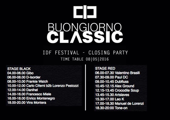 Buongiorno Classic IDF Festival