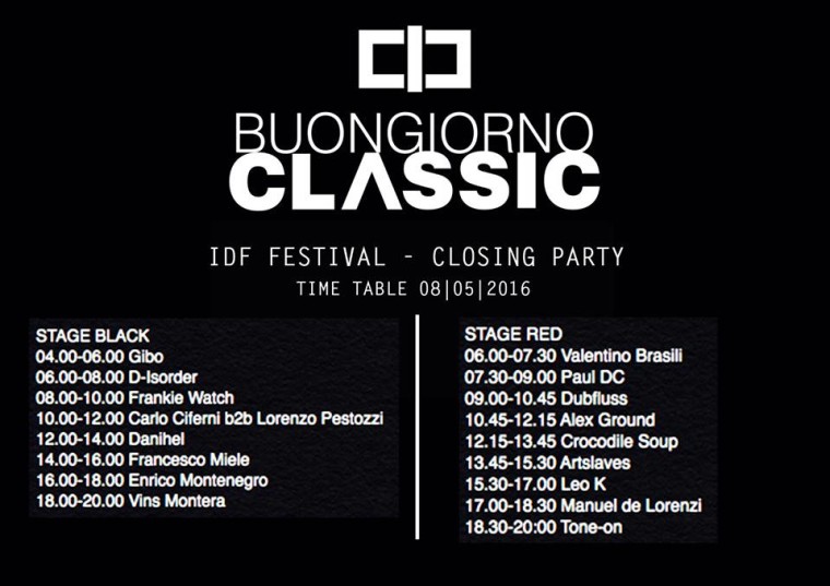 Buongiorno Classic IDF Festival
