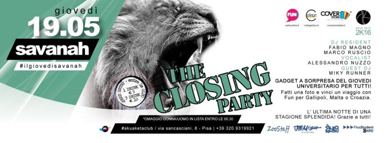 THE CLOSING PARTY