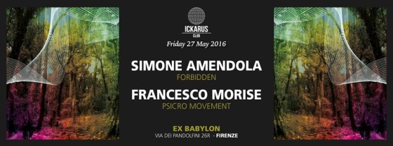 Ickarus club presenta : Simone Amendola – Francesco Morise