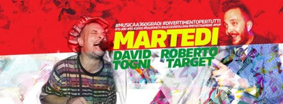 19 Luglio: Martedi Tartana! #musicaa360gradi David Togni & Roberto Target