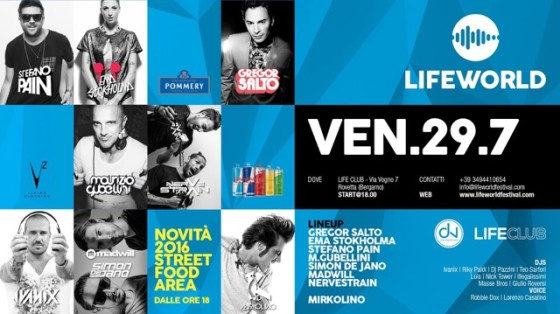 Questa sera Lifeworld a Rovetta (BG)