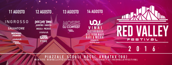 Ad Arbatax (OG) è Red Valley Festival 2016