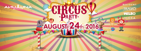 Circus Party at Luna Glam Club