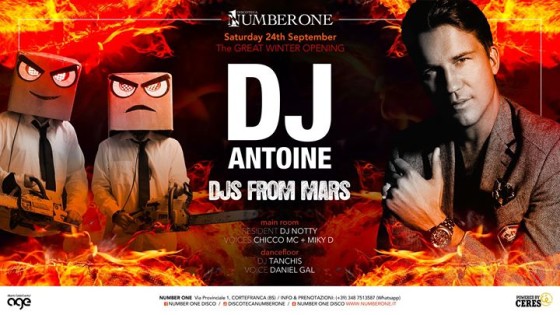 Inaugurazione Winter Season ▵ Dj Antoine ▵ Number One Disco