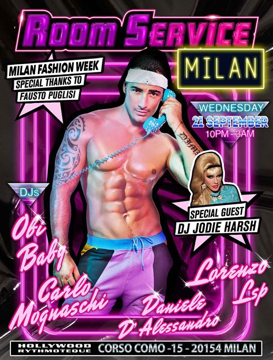 Room Service w/ Fausto Puglisi Fashion Show & DJ Jodie Harsh