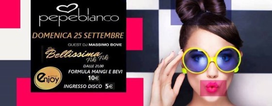 Domenica 25 Settembre Pepebianco & Sei Bellissima Fiki Fiki