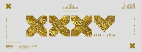TENAX Nobody’s Perfect! 35°(1981-2016) – Alex Neri, San Proper