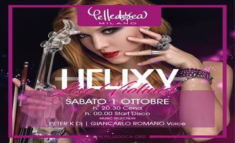 Sabato 1 Ottobre – Special Guest Miss Dj Violinist Hélixy