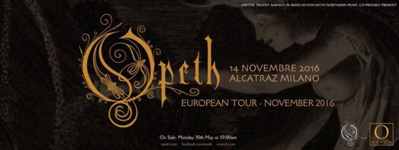 Opeth – Alcatraz Milano – 14/11