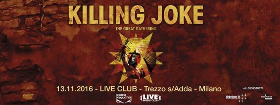 Killing Joke – Live Music Club – 13/11