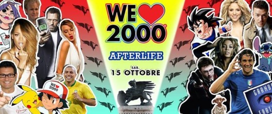 WE Love 2000® PARTY Perugia – Sabato 15 Ottobre at Afterlife