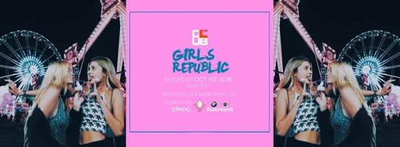 Sab.01/10 T H E C L U B *Girls Republic* Ingresso Donna Omaggio