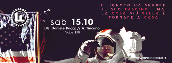 15.10 // Opificio pres. ” Back home”
