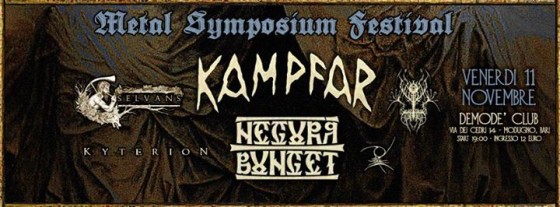 Metal Symposium Festival: Kampfar, Negură Bunget + more