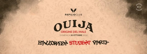 Ouija Halloween Student Party 30.10.2016 Papilio Club