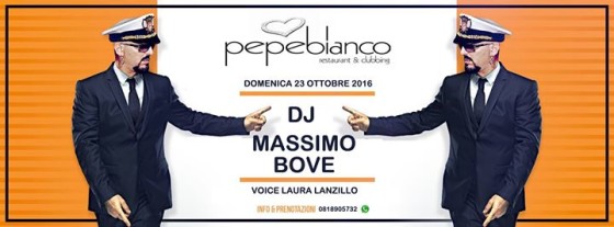 Domenica 23 Ottobre PEPEBIANCO Sei Bellissima Fiki Fiki