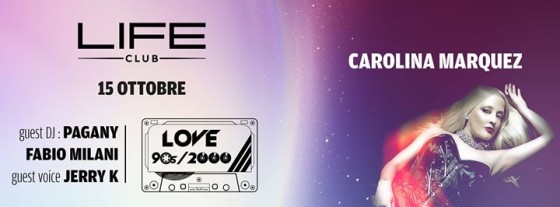 I Love Dance 90/2000 – Sab 15 Ottobre – Guest: Carolina Marquez