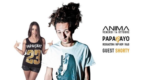 Venerdi 14 Ottobre – Papagayo – Anima Club