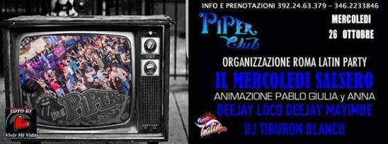 Piper Club #ilmercoledisalsero