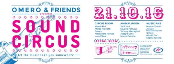 Omero & Friends presents Sound Circus