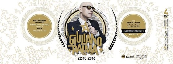 Giuliano Palma – Groovin’ Tour  Discoteca Vanilla – Perugia