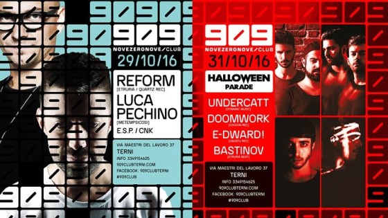 909/club Terni presenta: Halloween Weekend