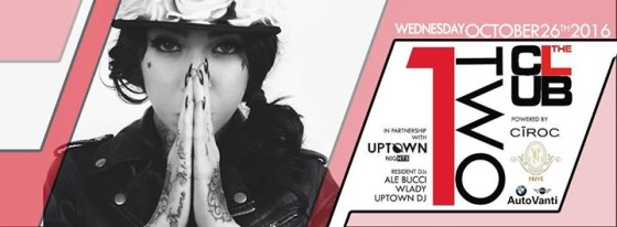 Mercoledi 26/10 T H E C L U B *OneTwo* Ingresso Donna F R E E