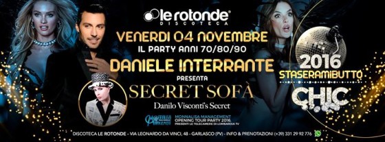 Stasera Mi Butto! Daniele Interrante pres: Secret Sofa • Ven4.11
